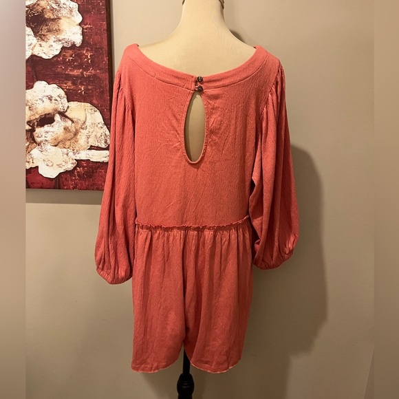 Romper by Apricot Lane x
Ashley Danielle in Tangerine, size L - Picture 2 of 7